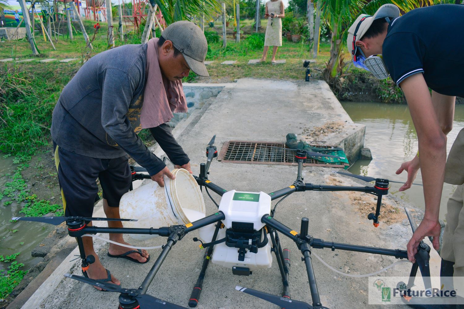 FutureRice Farm - drone spraying system
