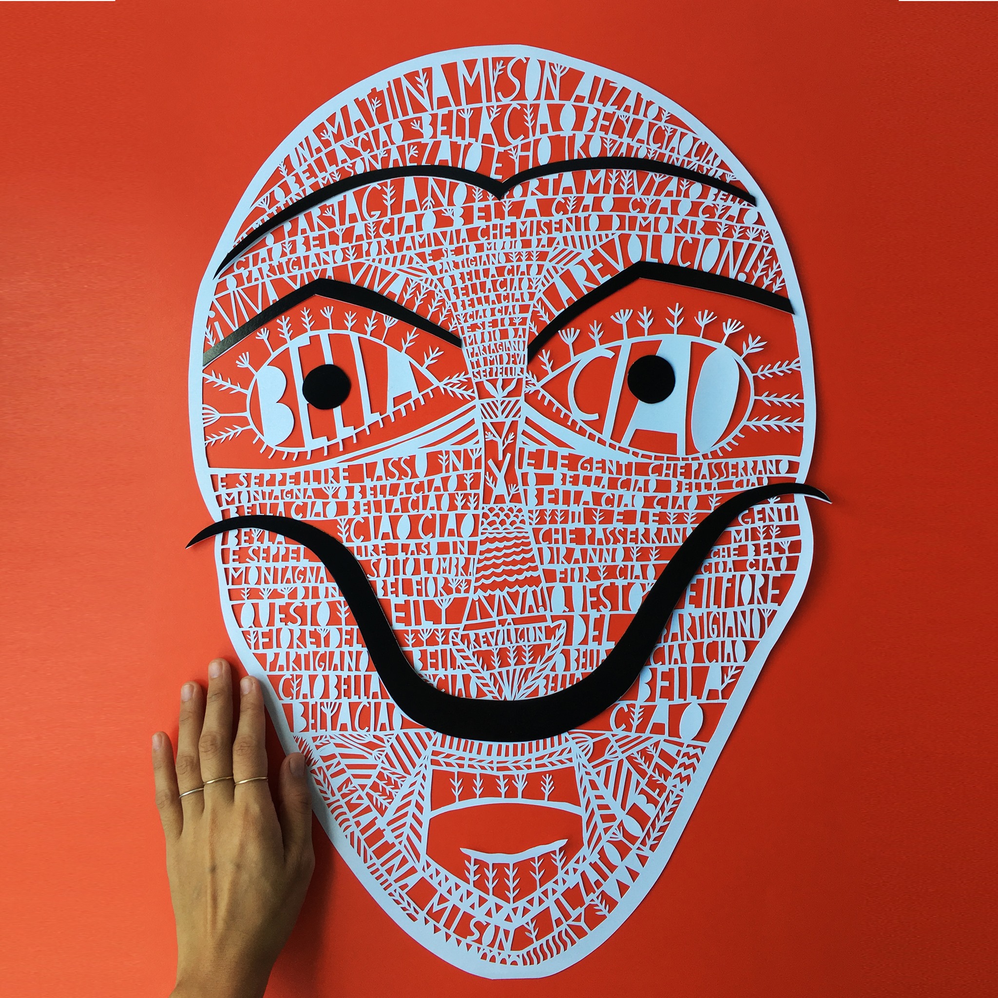 Money Heist paper art - Bella Ciao