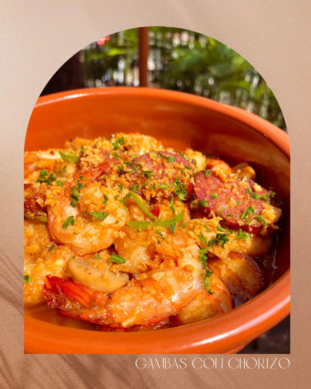 Cafe Guilt - Gambas Con Chorizo