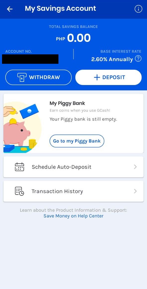 GCash Features - GSave