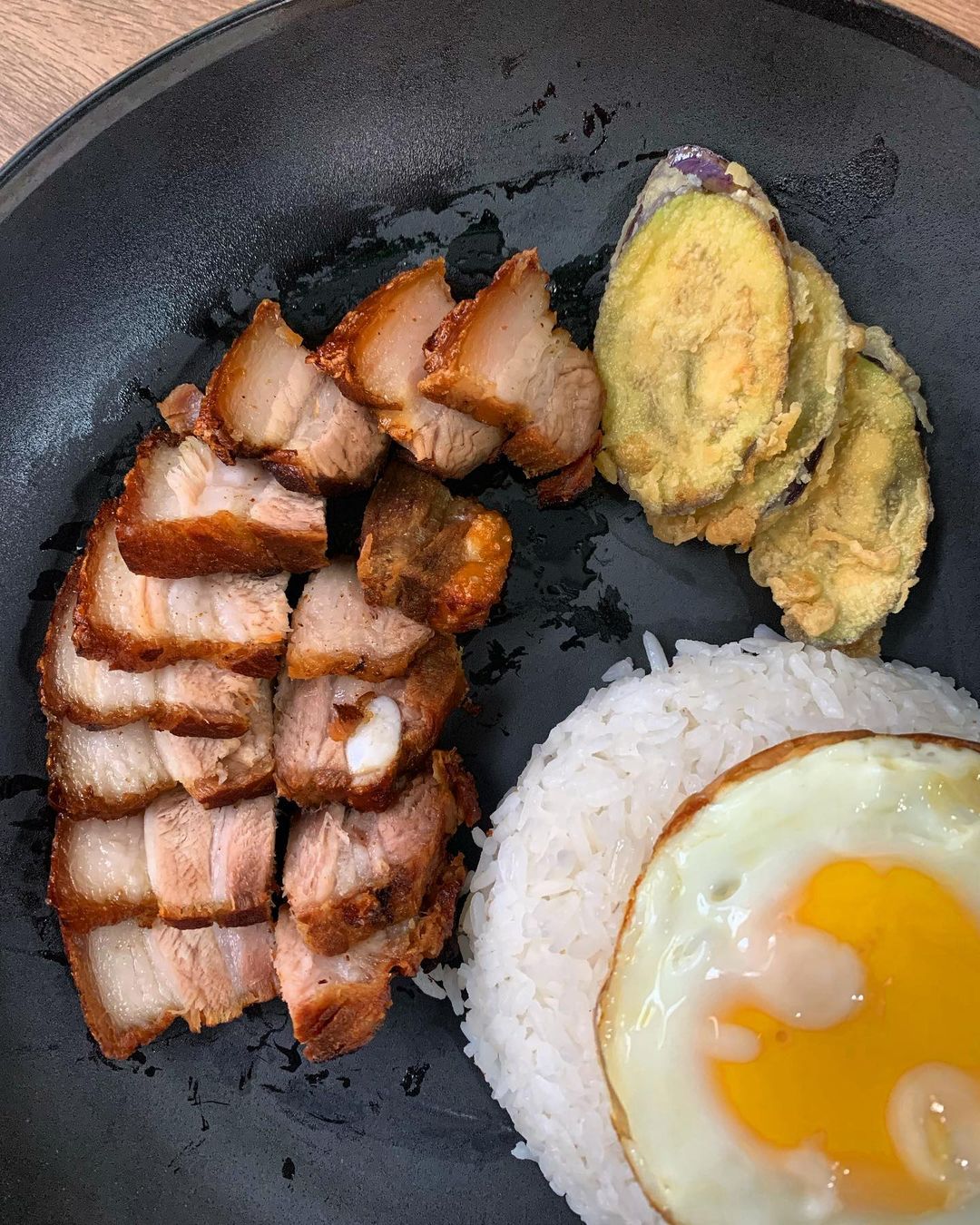 East Cafe - smoked fried liempo rice