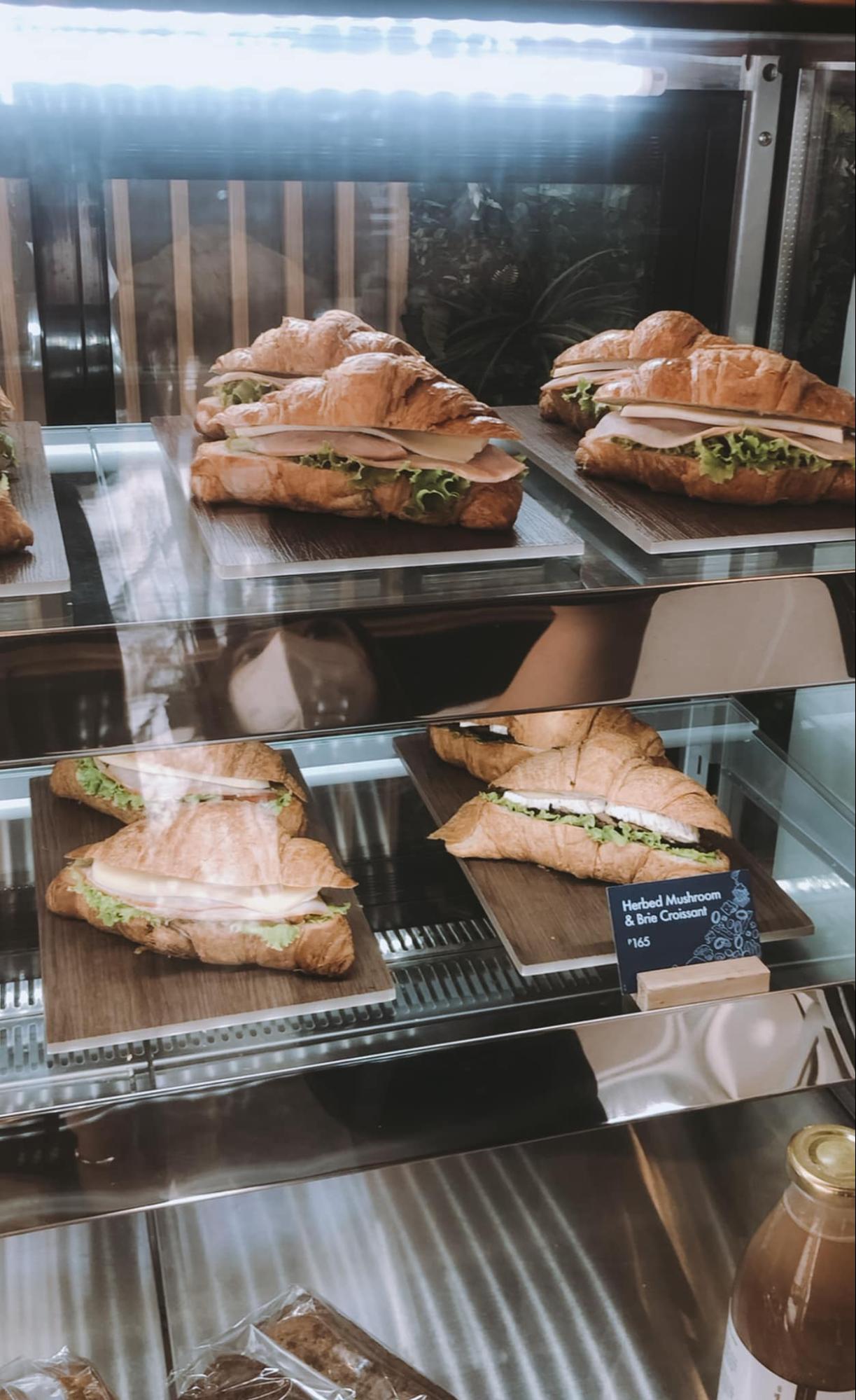deli sandwiches on display