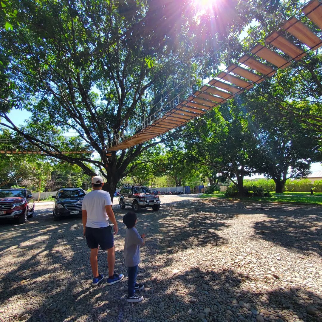 small hanging bridge