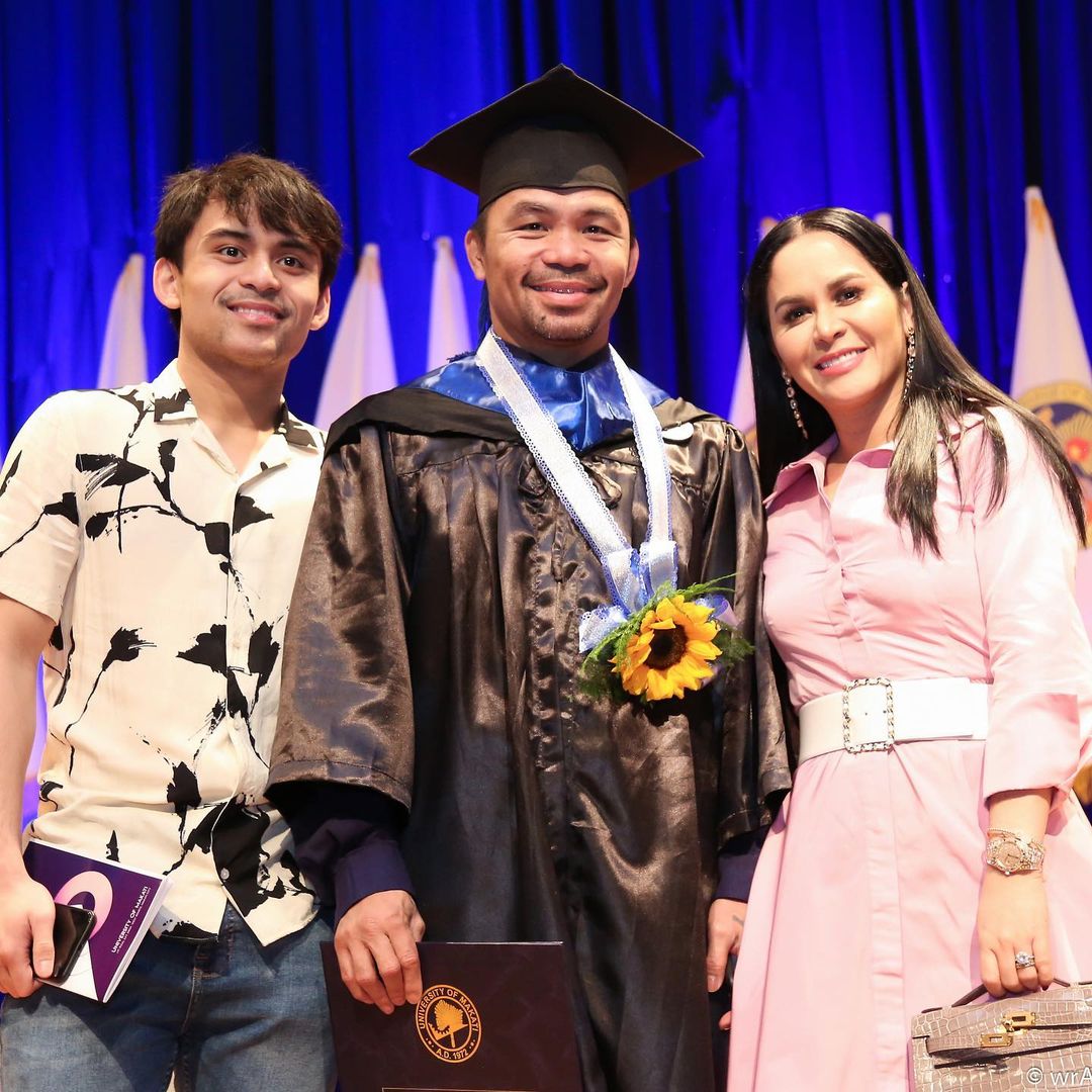 Manny Pacquiao college graduation