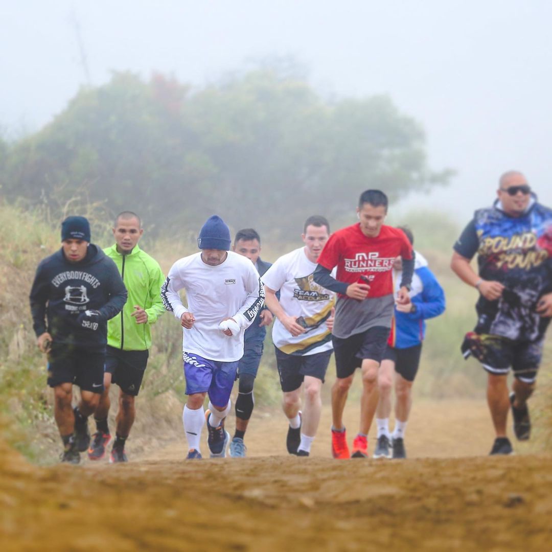 Manny Pacquiao training