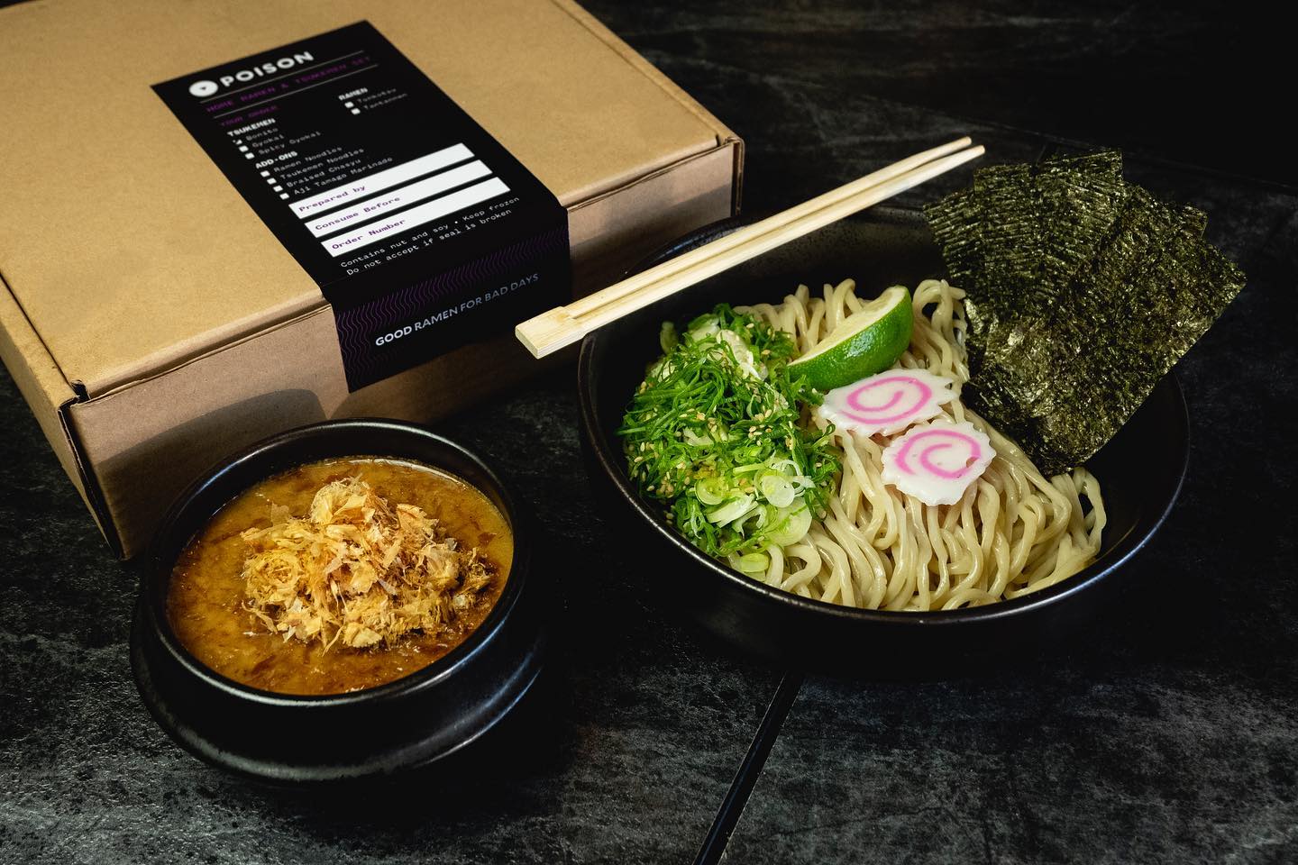 DIY ramen and tsukemen home kits