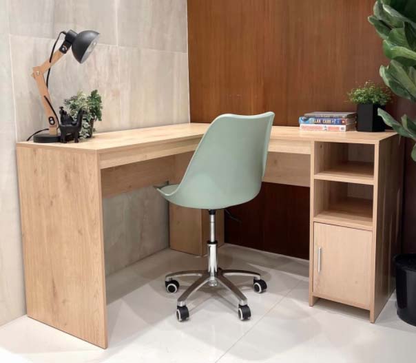 L-shape study table 