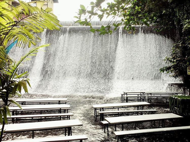 Labasin Waterfalls Restaurant At Villa Escudero Resort in Quezon - Labasin Waterfalls
