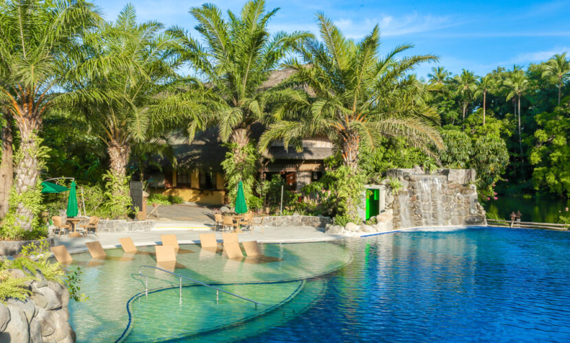 Labasin Waterfalls Restaurant Lets You Dine Without Wearing Shoes