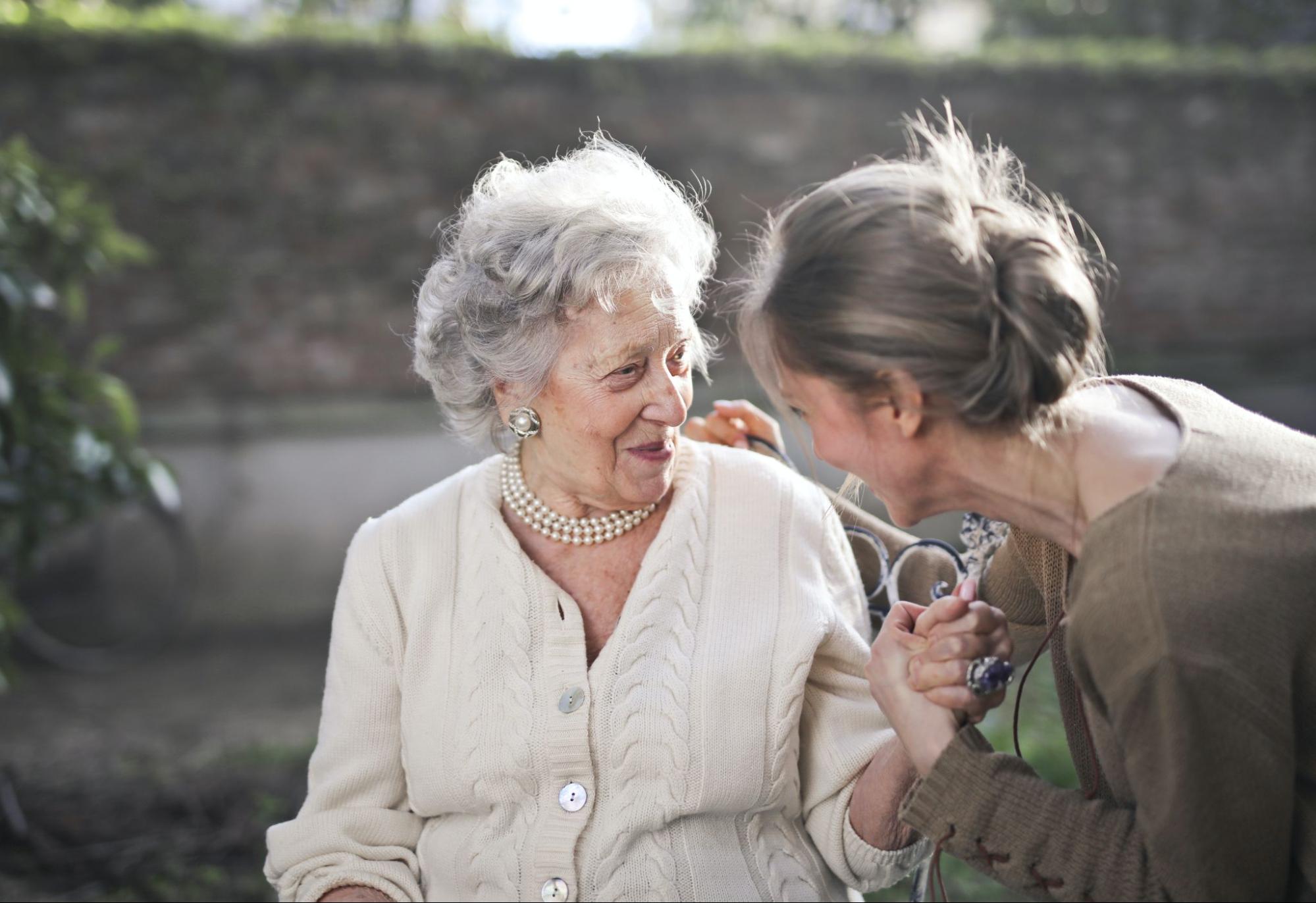 telling Grandma the news