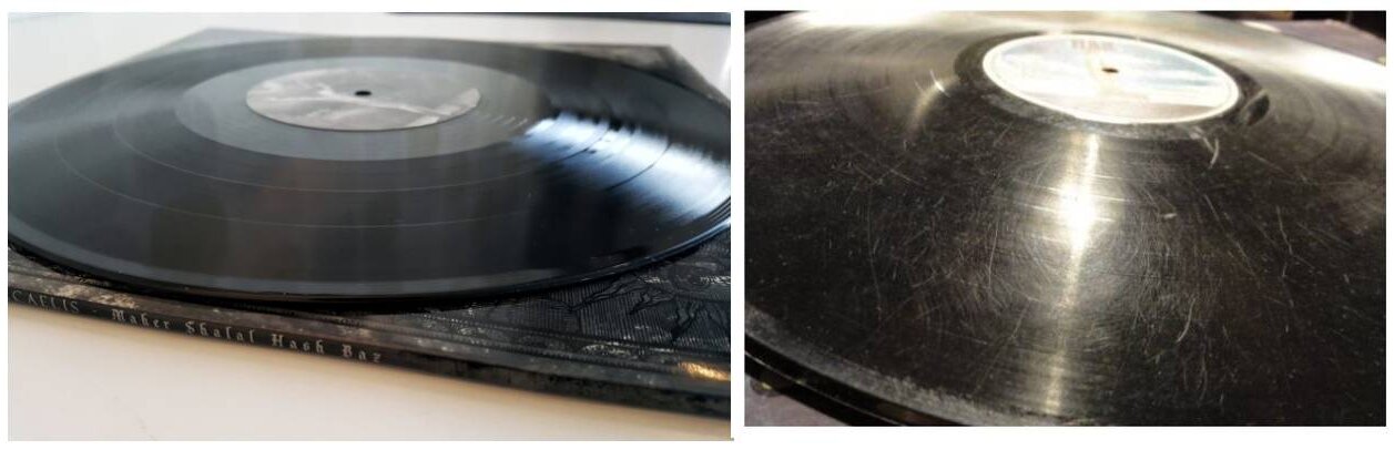 Vinyl Collecting 101 - record in good condition vs record in poor condition