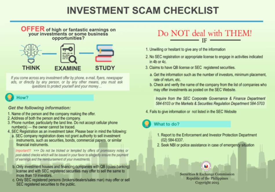 investment scams in the philippines