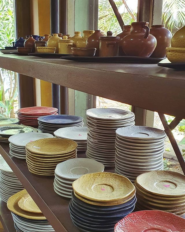  The Crescent Moon Cafe and Pottery Studio - dished served on the ceramics crafted from the studio