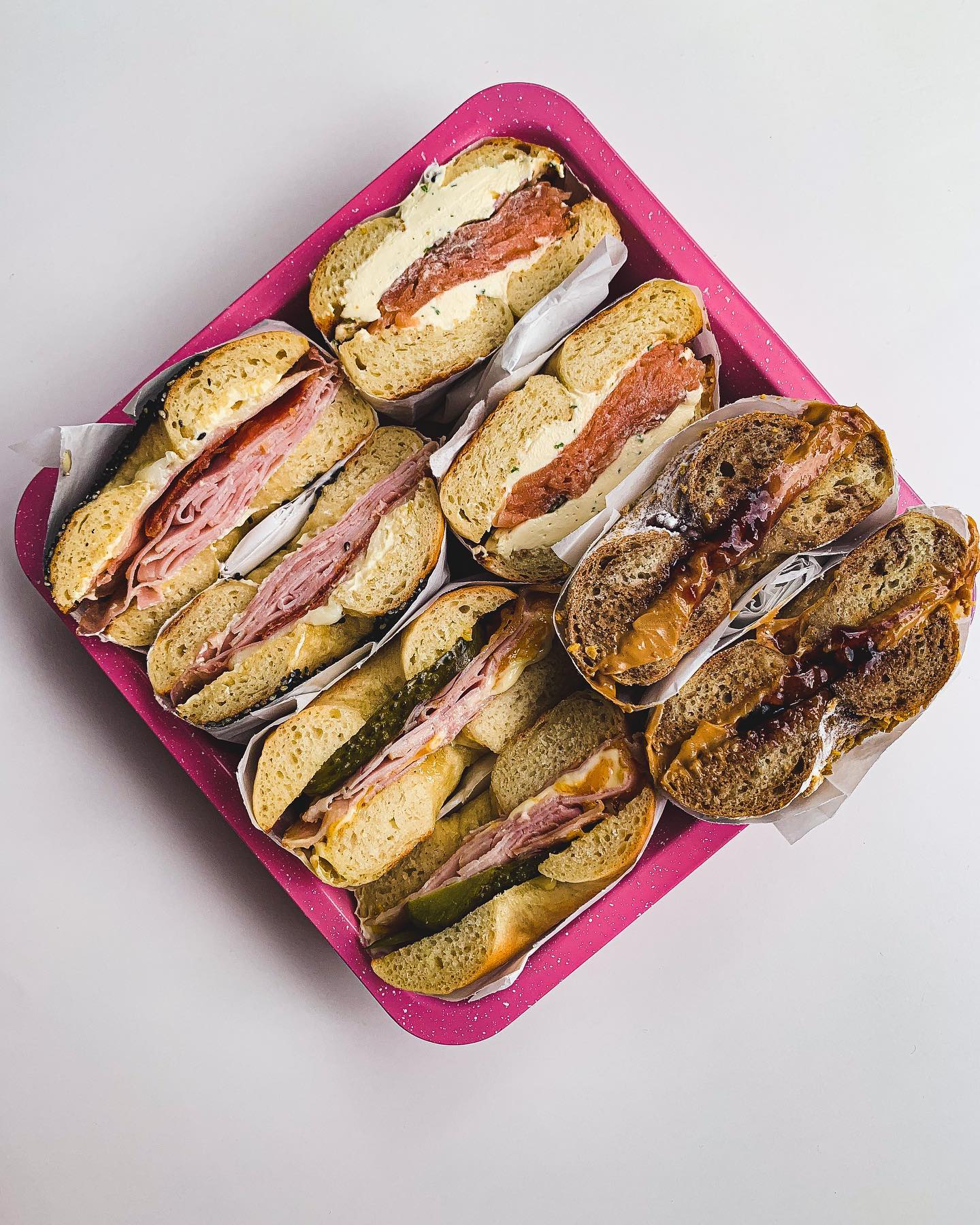 Booyabagels - sandwich bagels