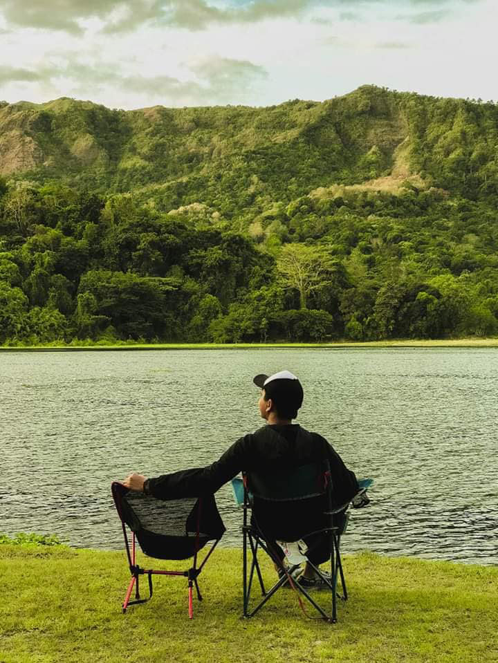 Mapanuepe Lake in Zambales and Mt. Pinatubo view