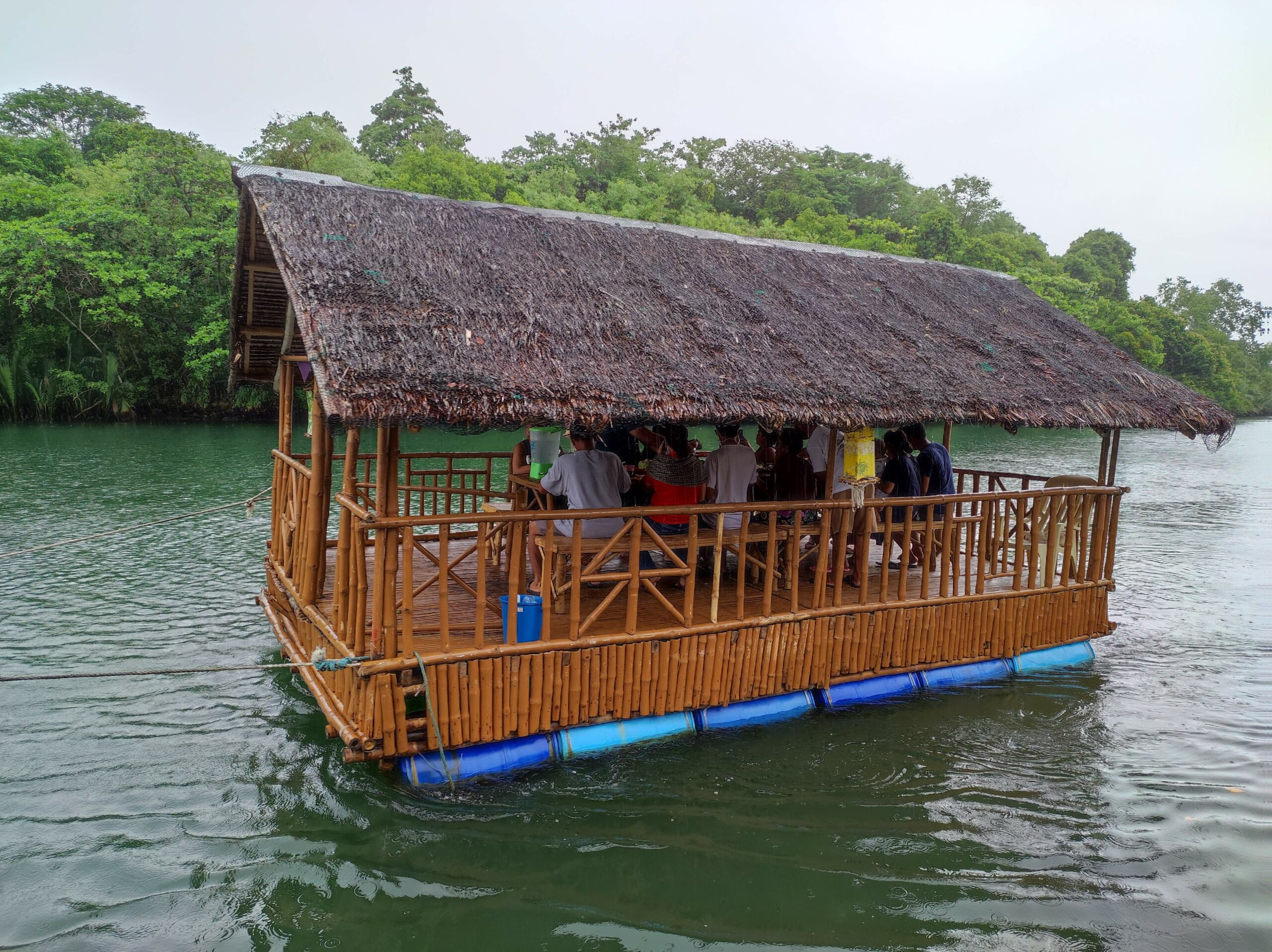 Sungayan Grill Floating Restaurant in Bolinao - floating nipa hut