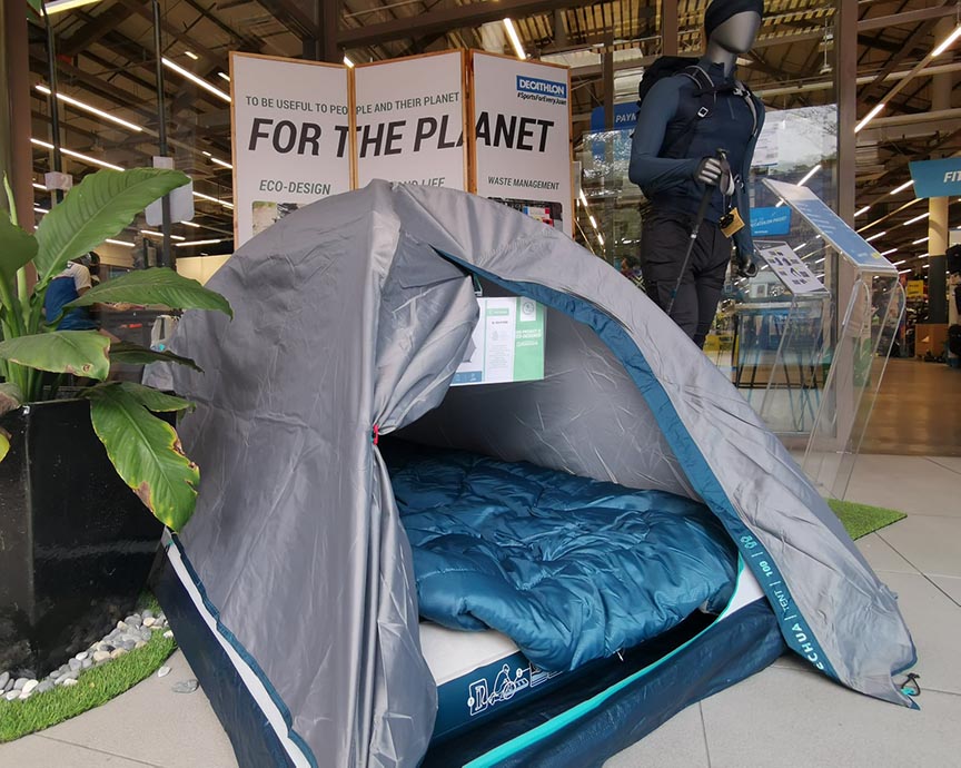 camping tent - decathlon MH100