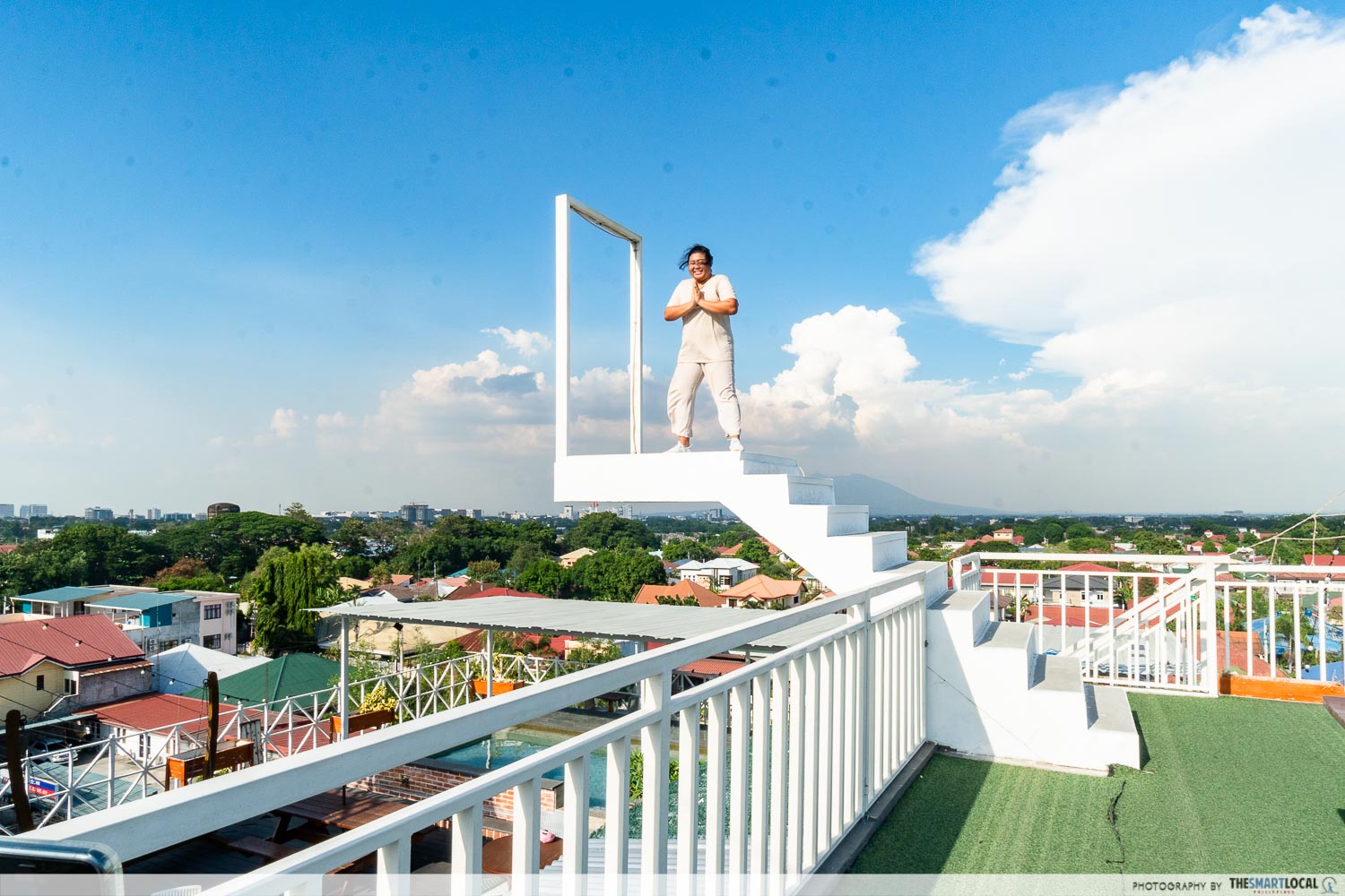 Floating stairway Rooftop Music Lounge And Coffee