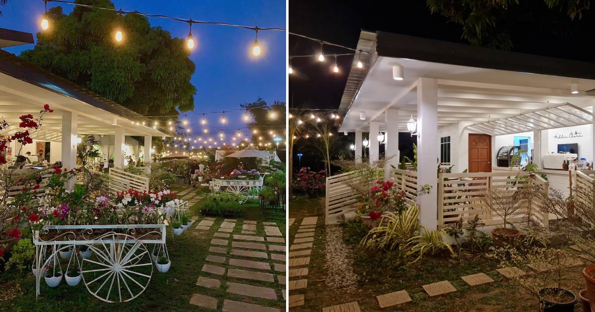 Hidden Charm Cafe in Silang, Cavite - entrance and reception