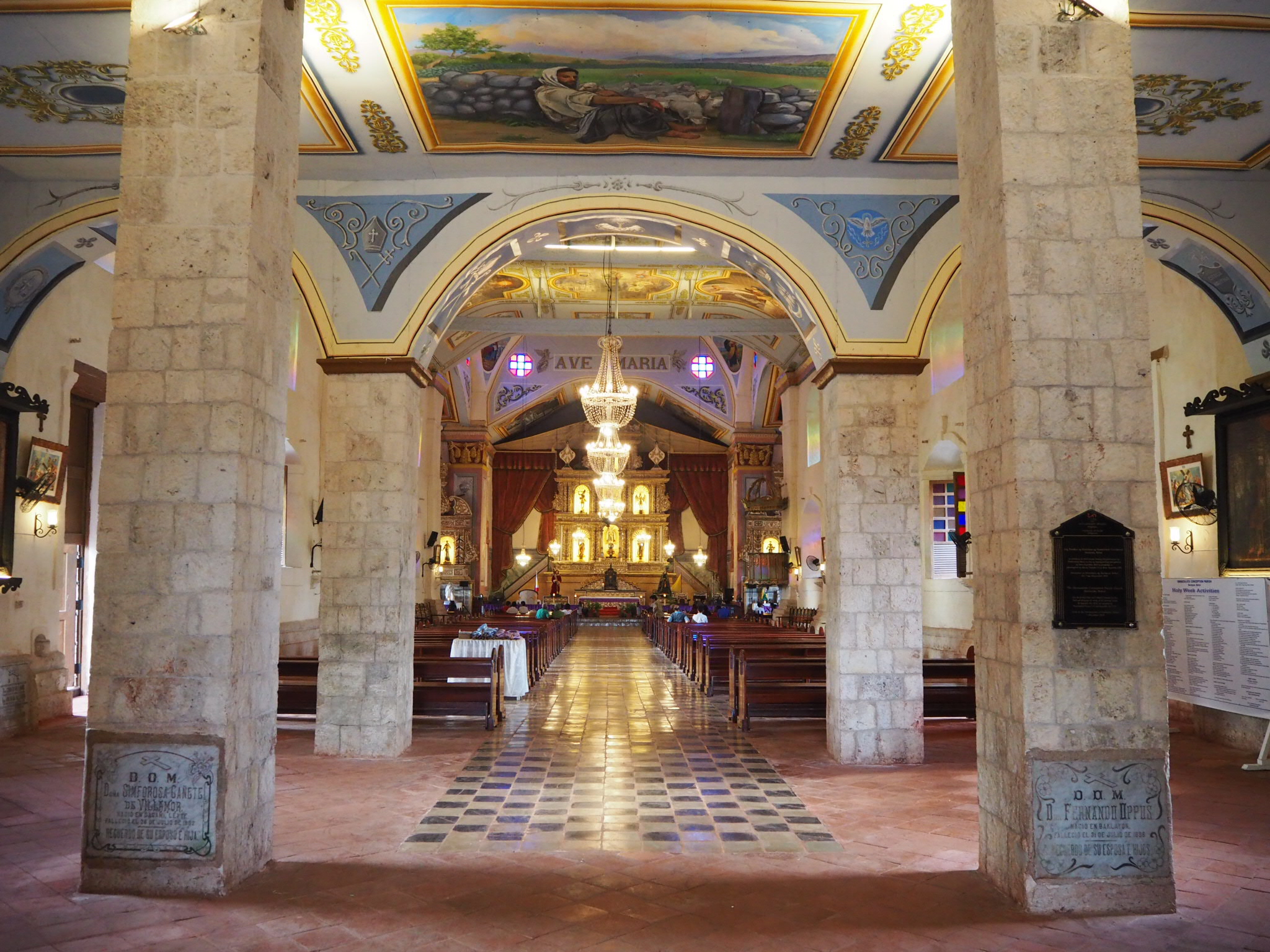 Baclayon Church - interior