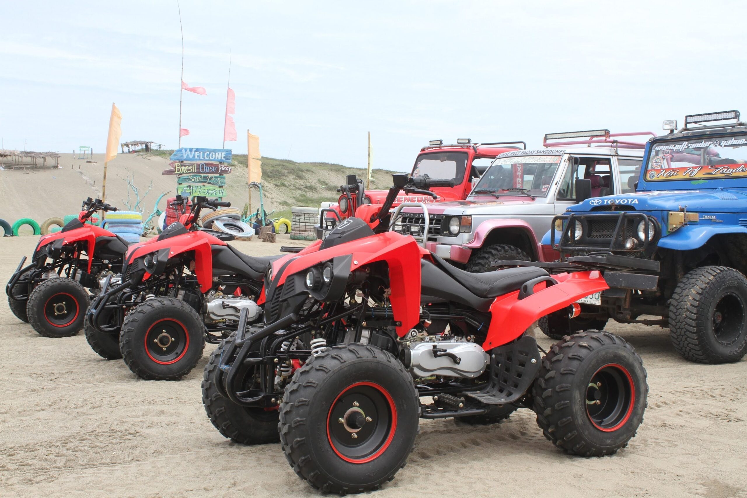 paoay sand dunes - ATV rides