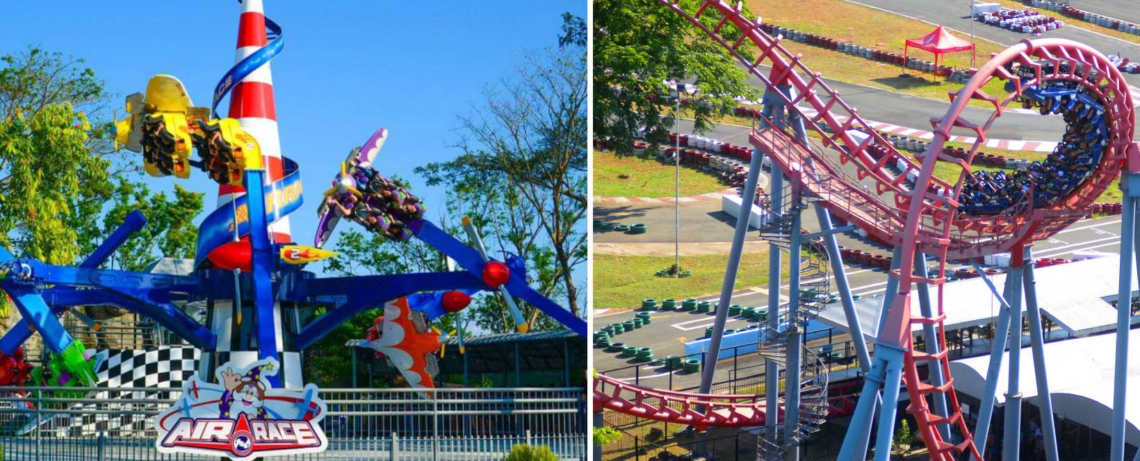 Enchanted Kingdom - air race and space shuttle
