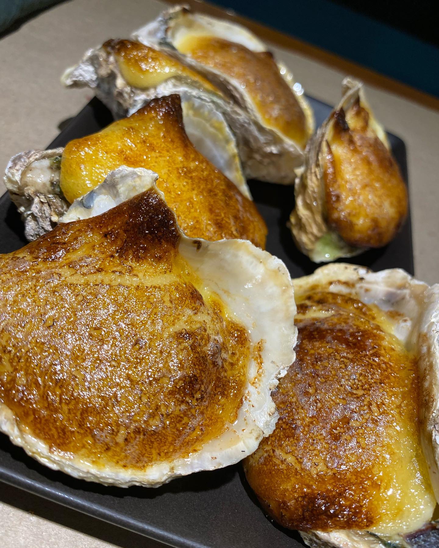 wantusawa oysters - baked oysters