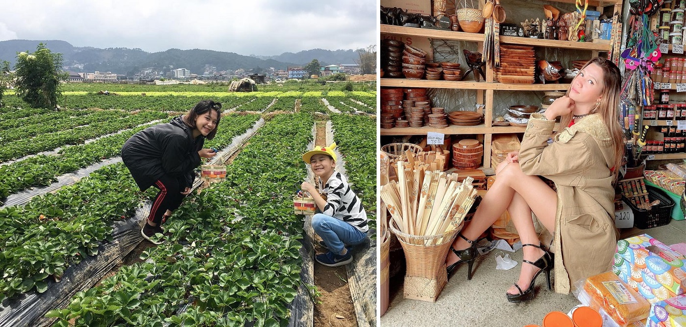 baguio photo spots - la trinidad strawberry farm