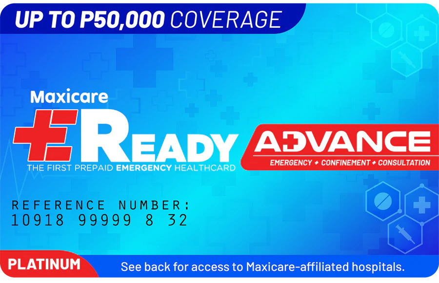 HMO Prepaid health card - Maxicare EReady Advance Platinum