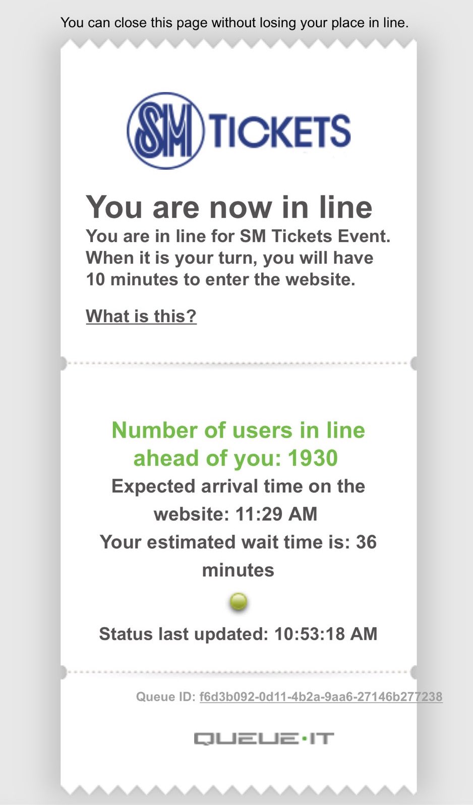 sm ticket online queue