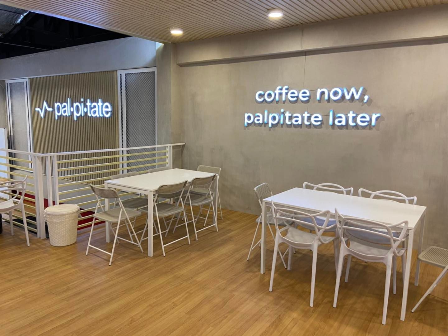 Palpitate Coffee in Rizal - minimalist coffee shop