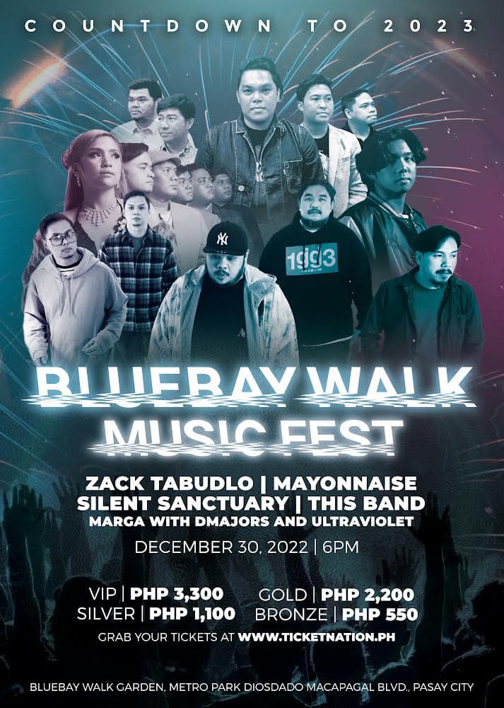 Mga Kaganapan sa Disyembre 2022 - Bluebay Walk Music Fest