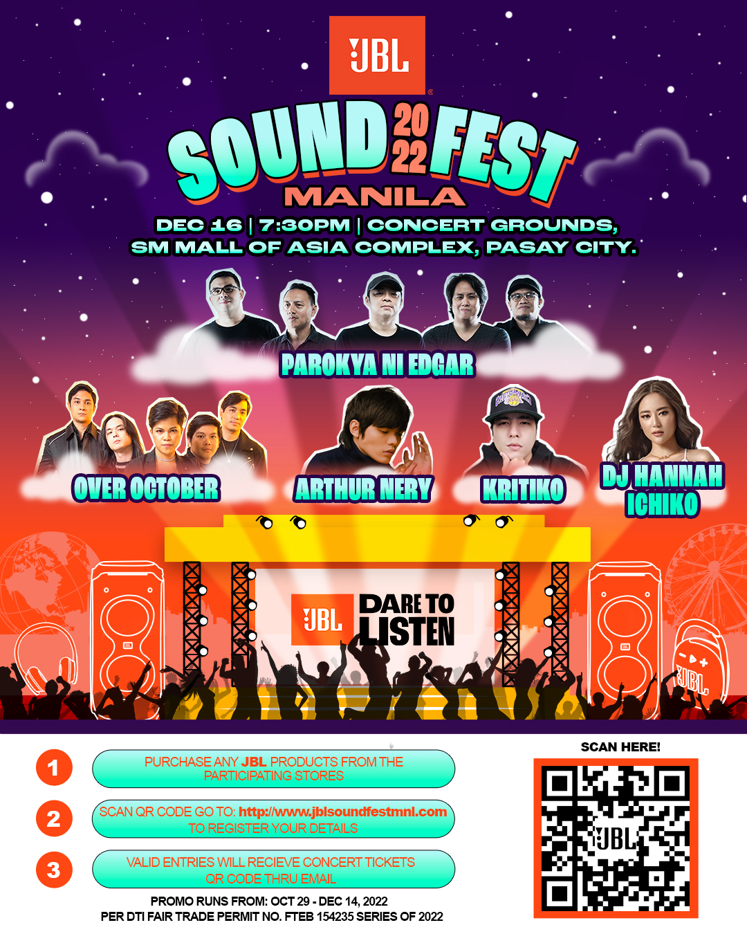 Mga Kaganapan sa Disyembre 2022 - JBL Sound Fest 2022