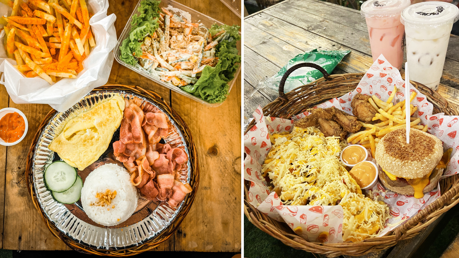 Tagpuan Lakeview Rizal - various food items