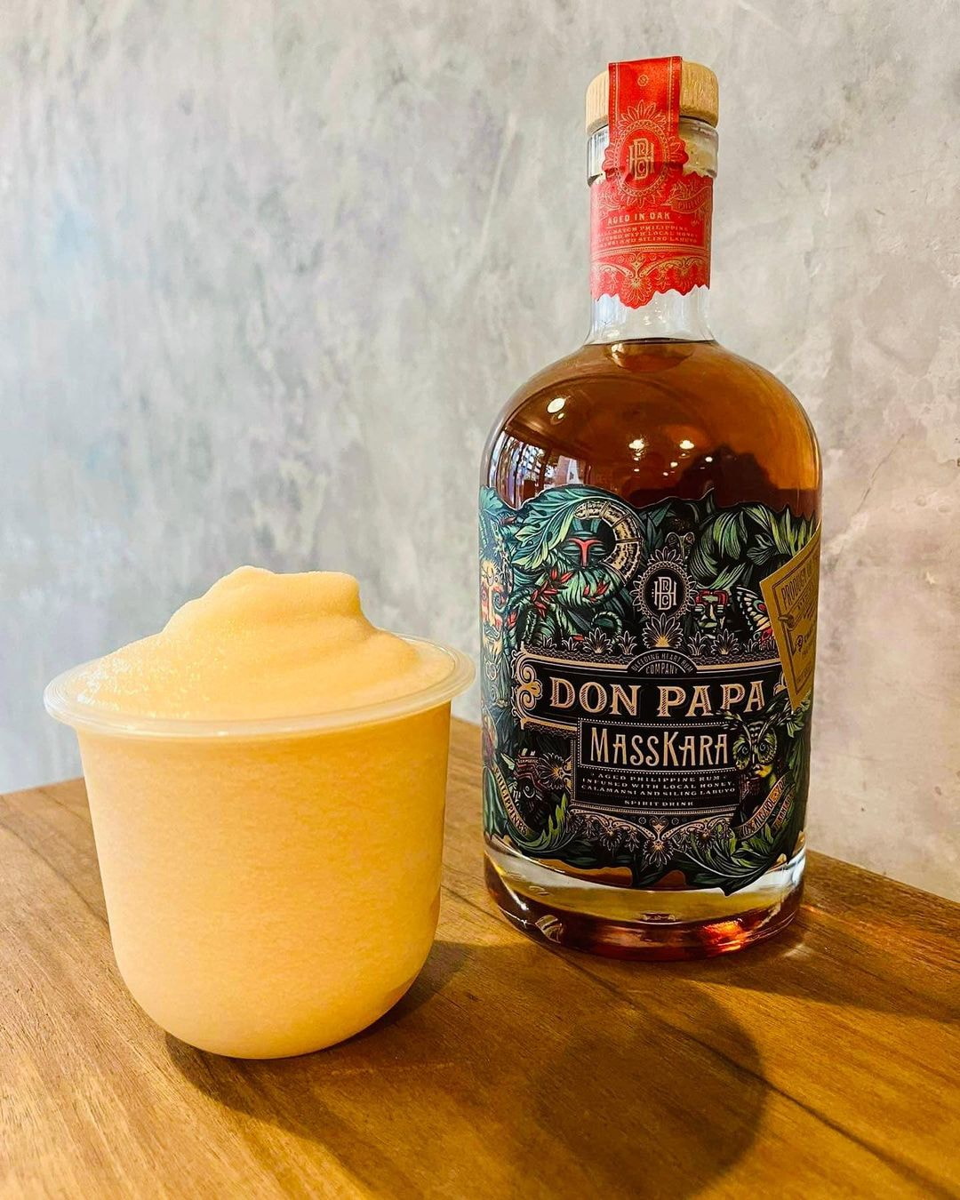 makati bars - the curator coffee and cocktails don papa rum slushie