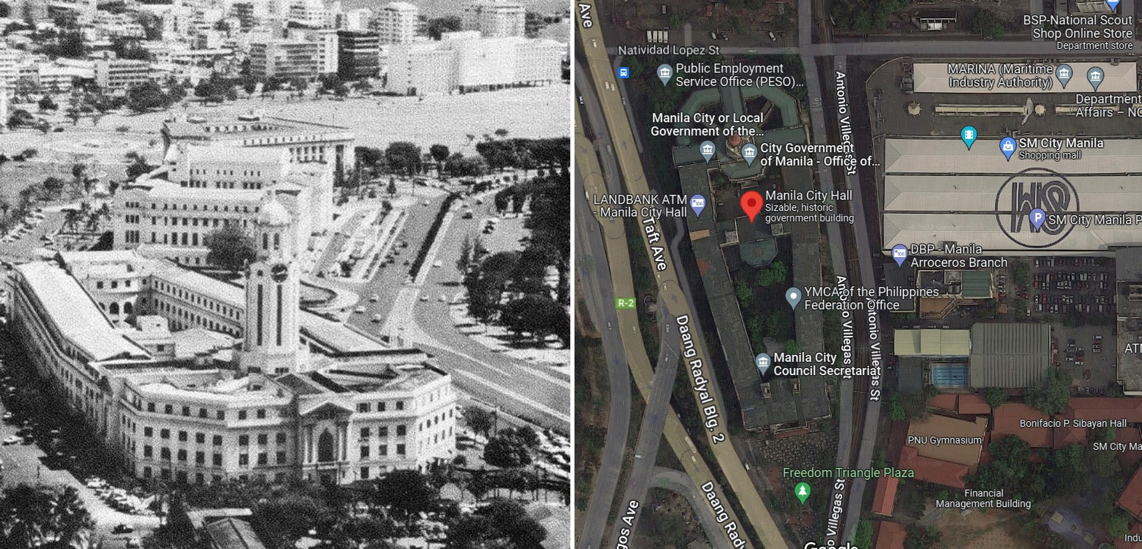 manila city hall before and after