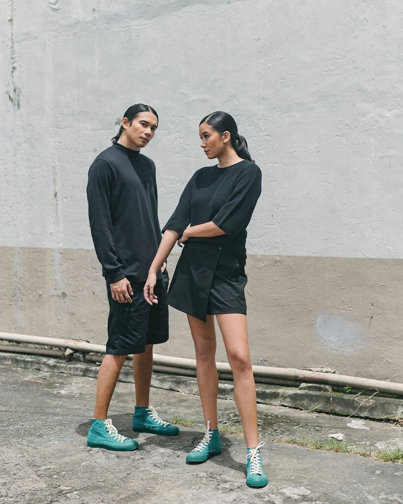 Filipino and eco-friendly brands Lakat high cut sneakers