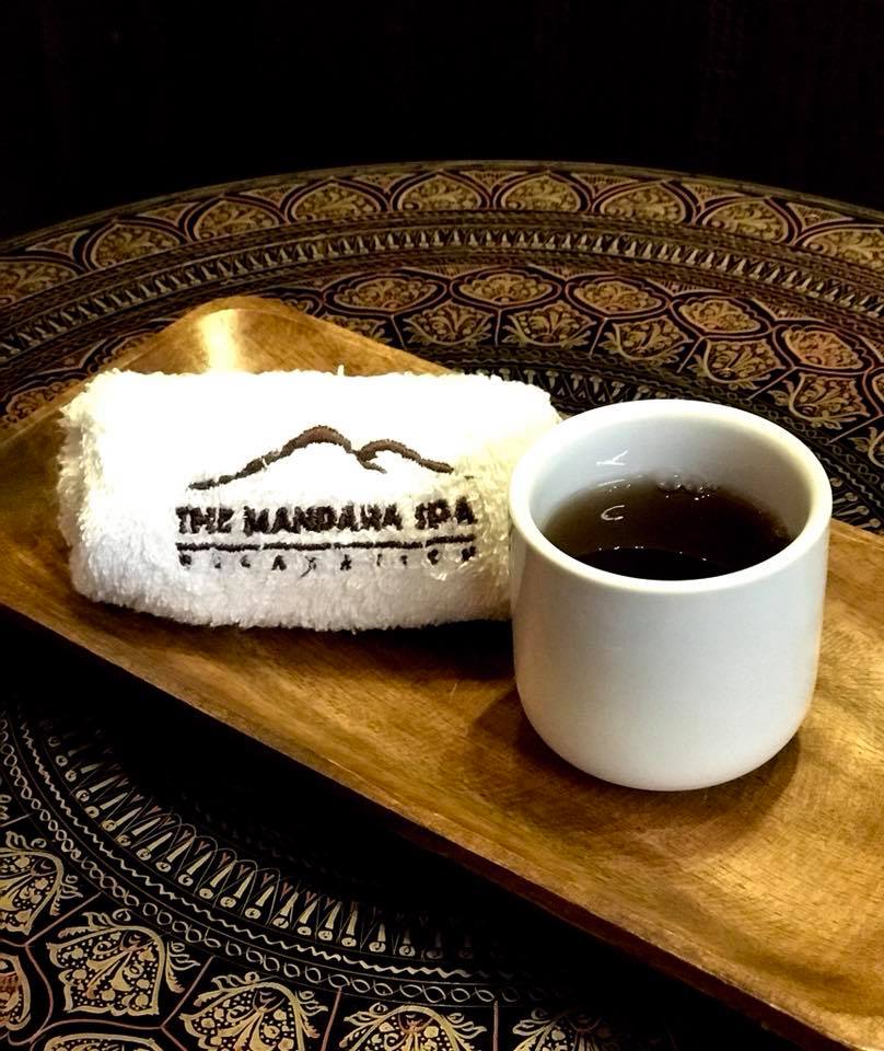 Mandara Spa Greenhills - complimentary ginger tea