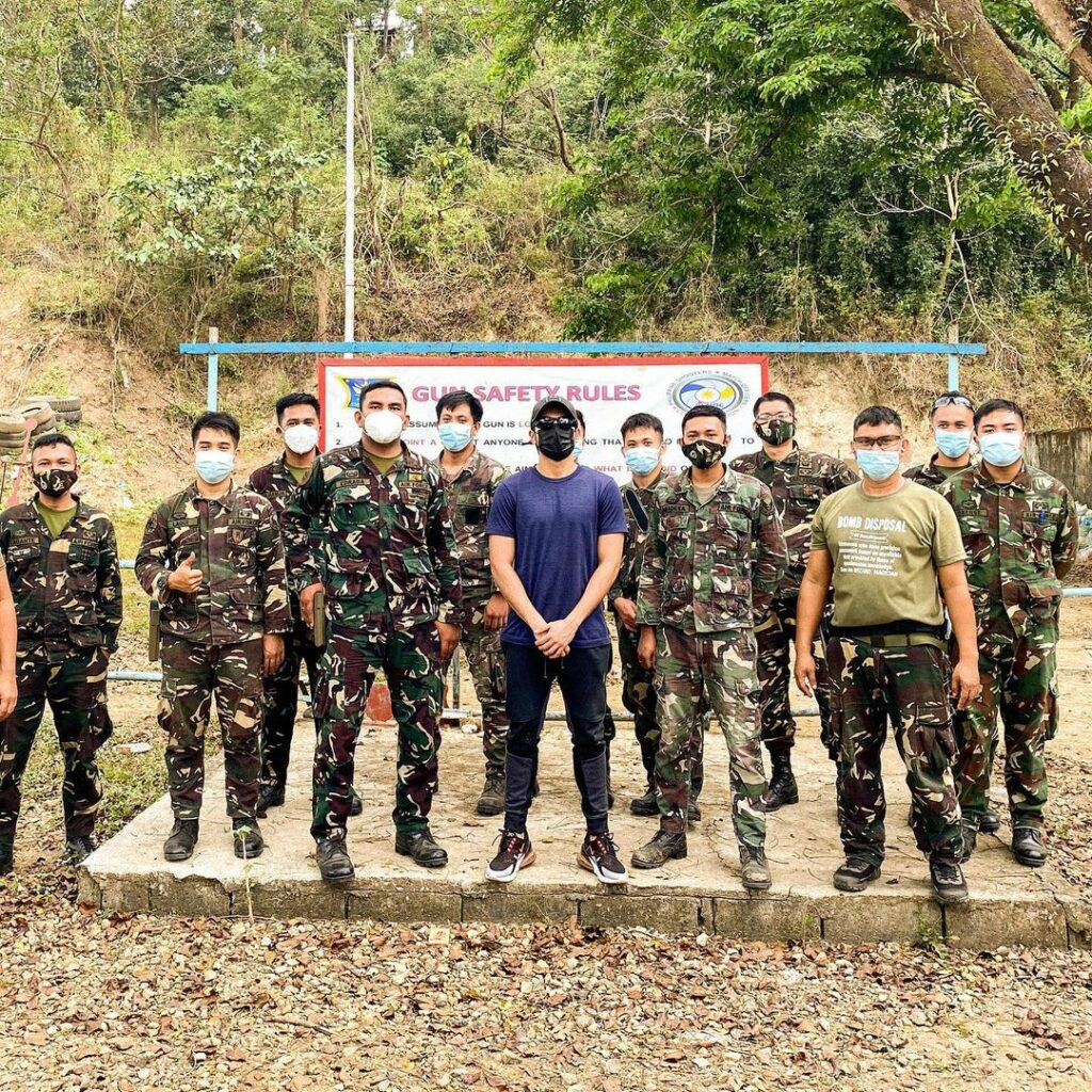Miguel Tanfelix with PH Air Force
