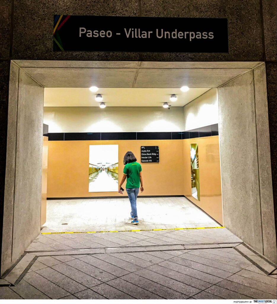 the shops paseo-villar underpass