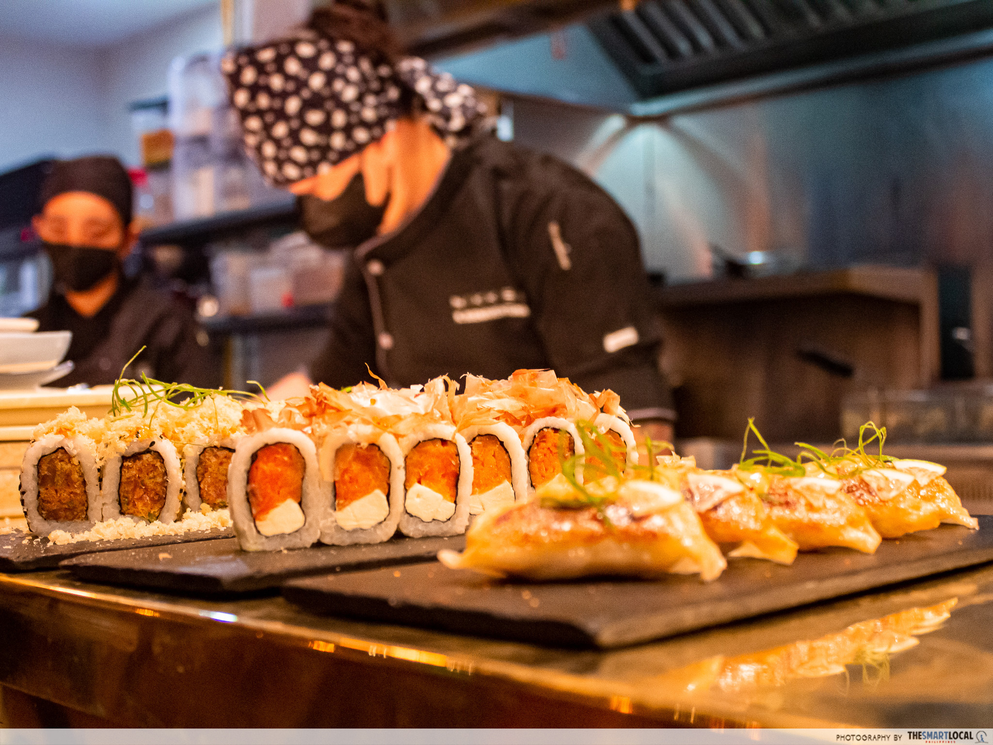 Nikkei Robata - promo on sushi rolls