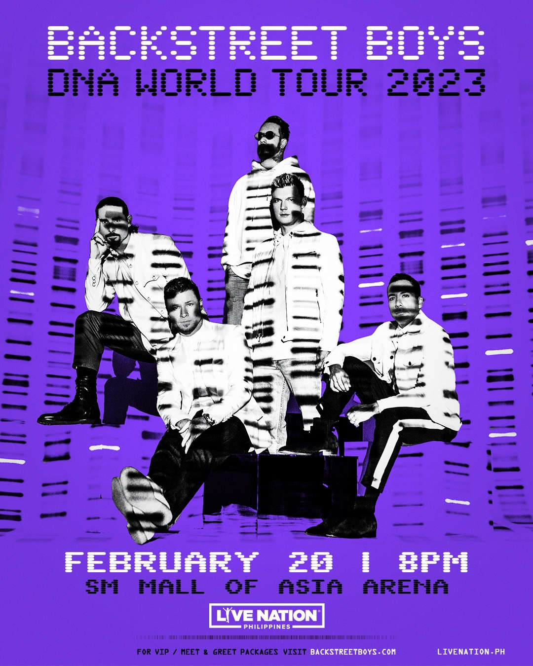Things To Do February - Backstreet Boys DNA World Tour 2023