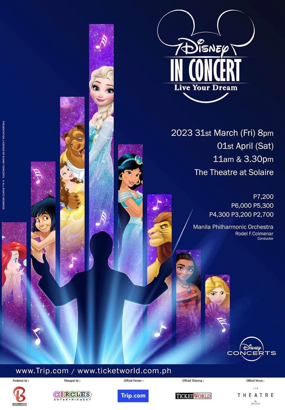 Things to do March 2023 - Disney In Concert Live Your Dream