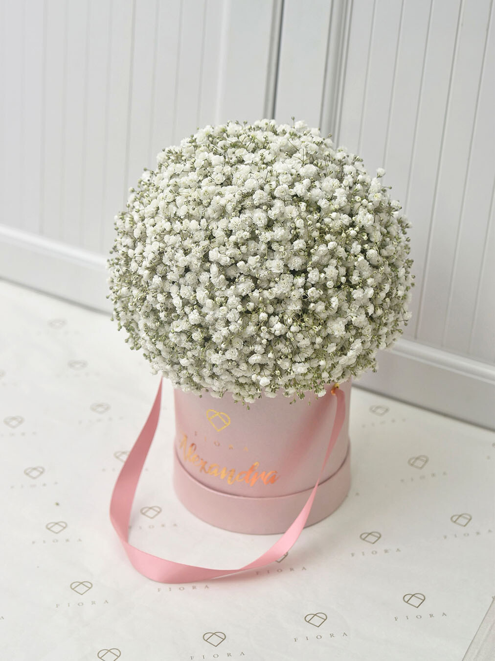 cotton candy flowers in bucket