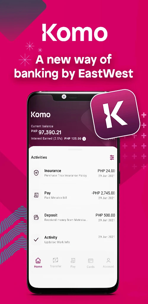 E-wallets and digital banks - Komo