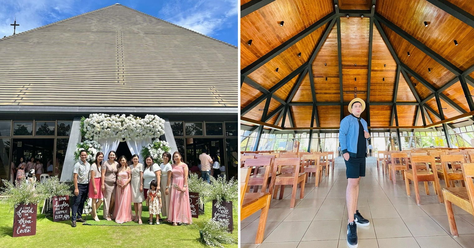 Monastery of the Transfiguration Bukidnon wedding setup and interior