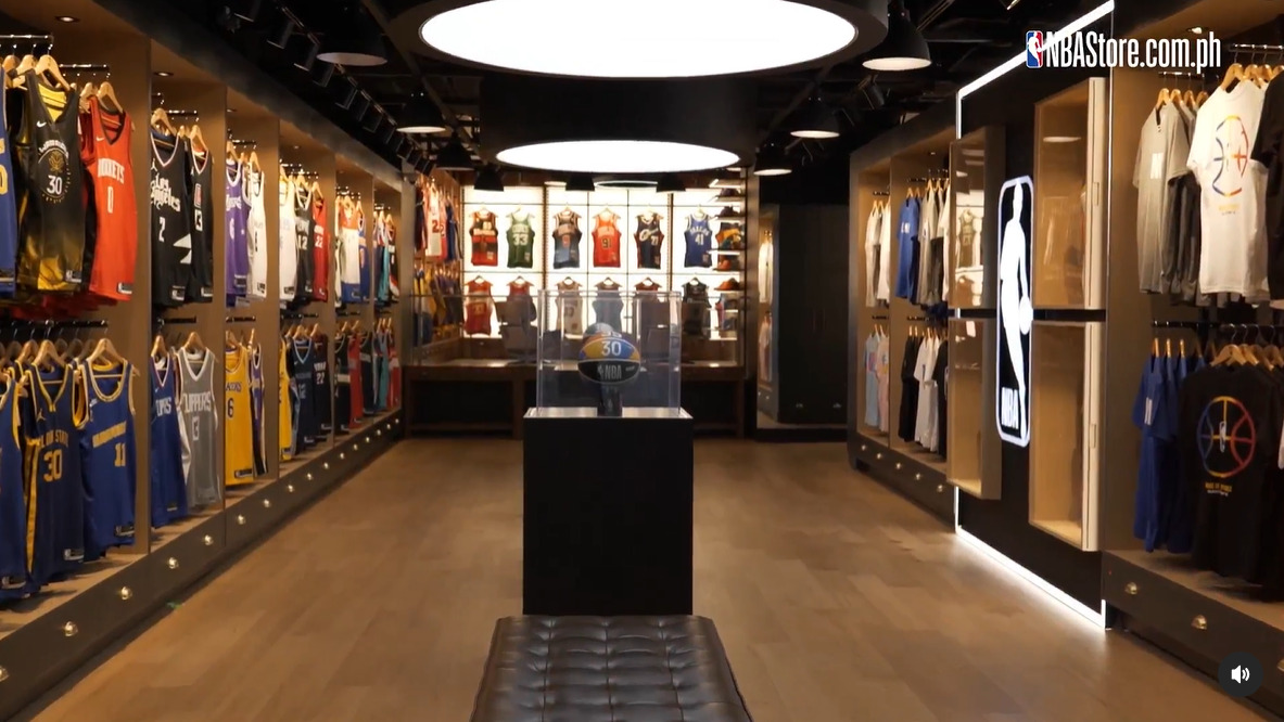 NBA Store opens new outlet in Metro Manila