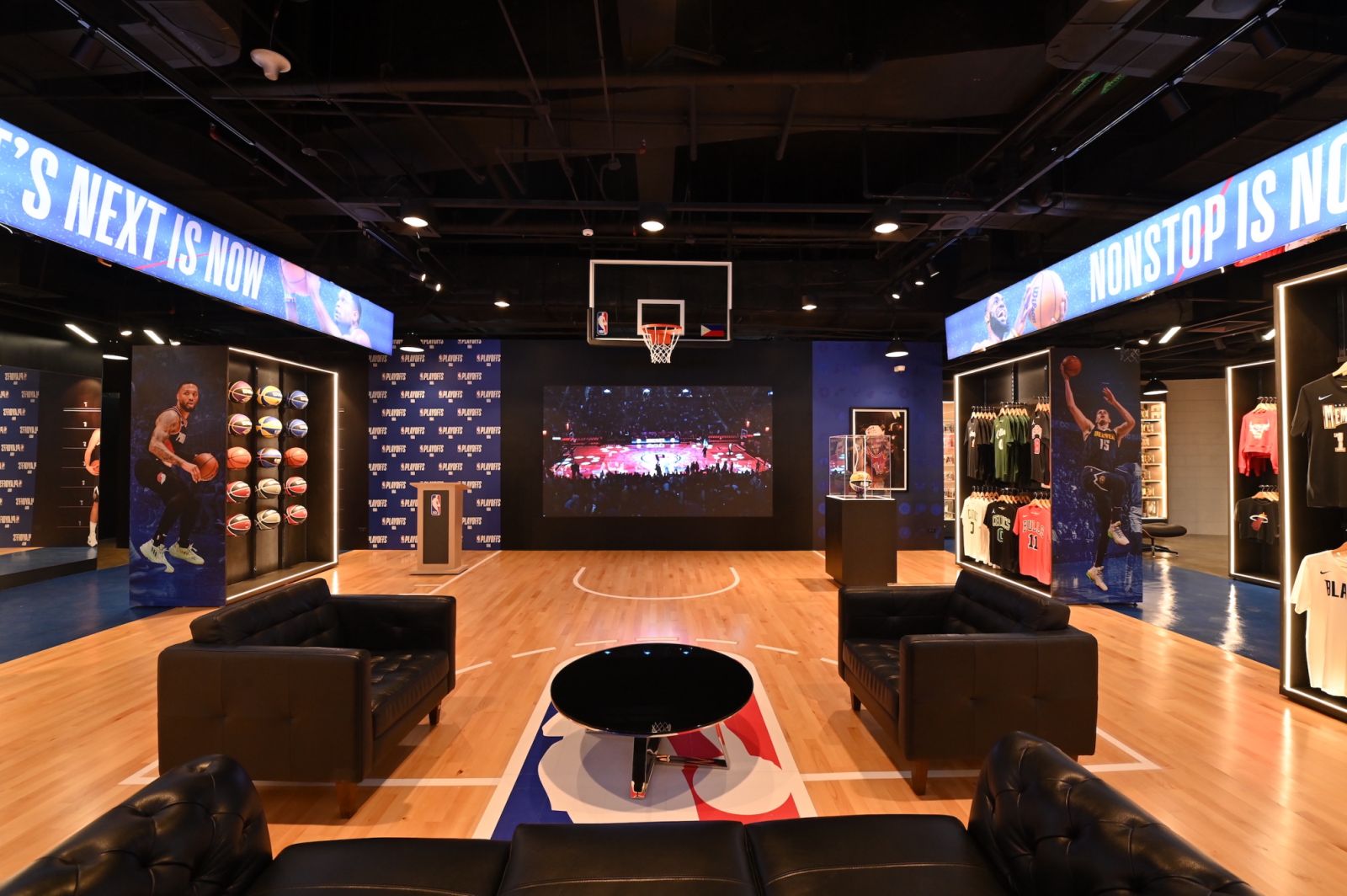 Biggest NBA Store in the Philippines -interactive space