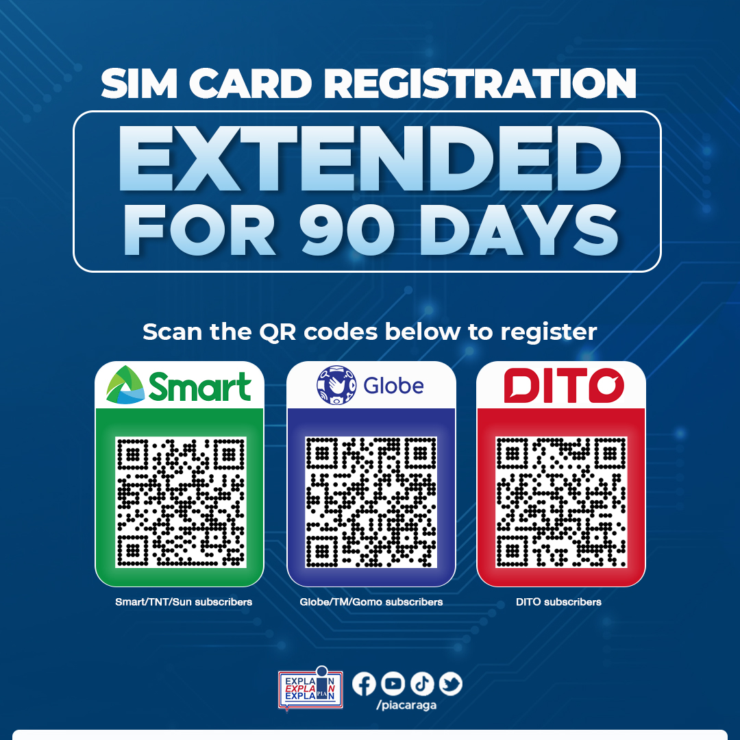 SIM Card Registration - Smart, Globe, and DITO