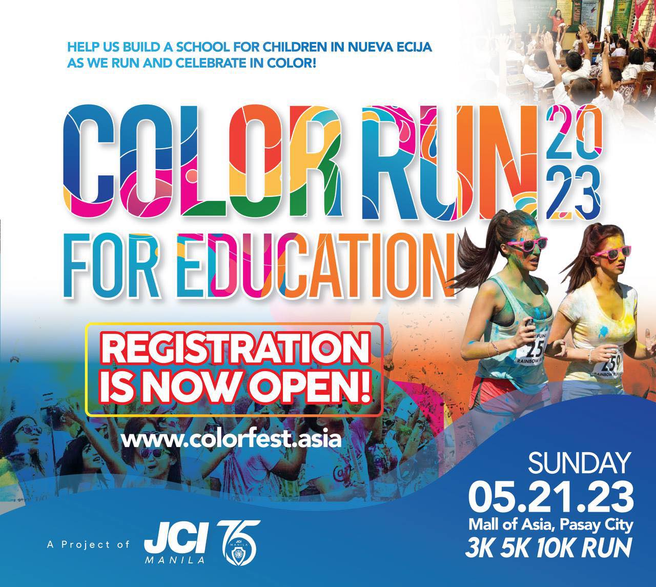 Things to do May 2023 - Color Run for Education 2023